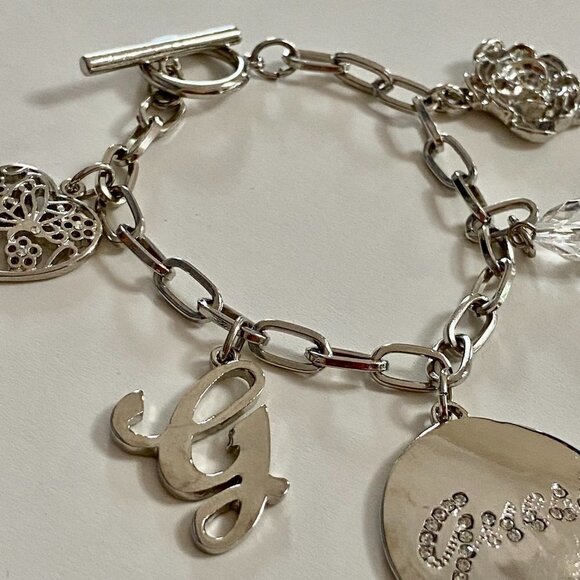 Guess silver charm bracelet - Picture 1 of 10